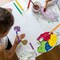U.S. Art Supply 10-Piece Large Round Children&#x27;s Chubby Hog Bristle Tempera Paint Brush Set - Fun Kid&#x27;s Party, School, Student, Class Craft Painting